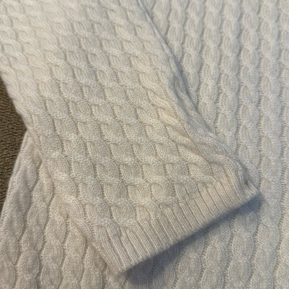 Talbots Pure Cashmere Turtleneck Sweater Women’s Size Small Ivory (TD) - Picture 2 of 5